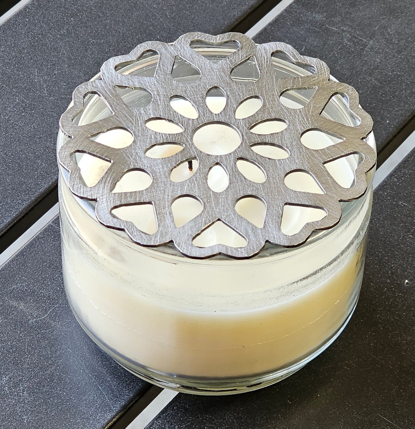 Love Spell Metal Candle Topper – Prevents Tunneling & Helps Wax Melt Evenly