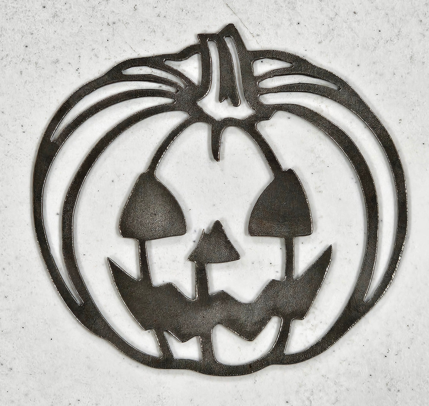 Jack O’ Lantern Candle Topper – Halloween Pumpkin Metal Jar Candle Lid to Prevent Tunneling & Promote Even Burn