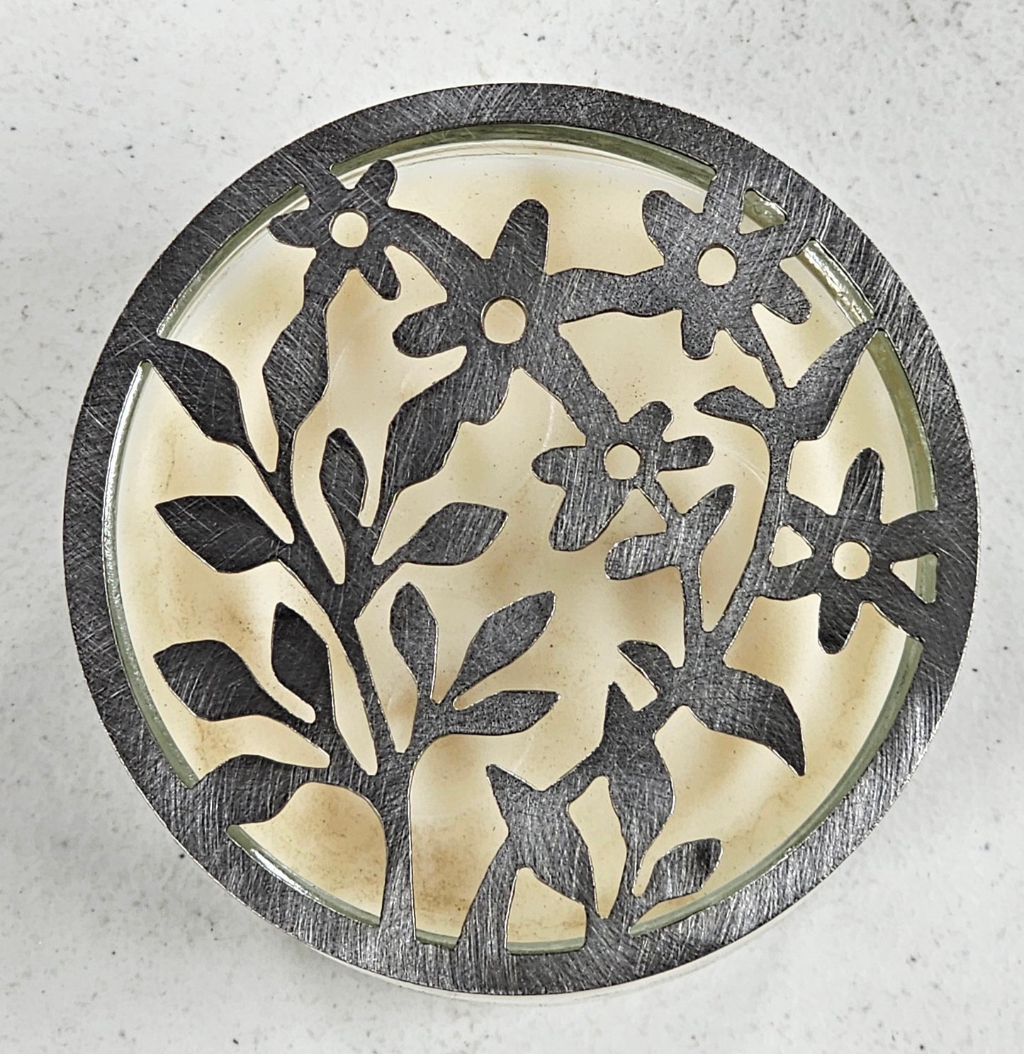 Wildflower Garden Candle Topper | Floral Metal Candle Accessory
