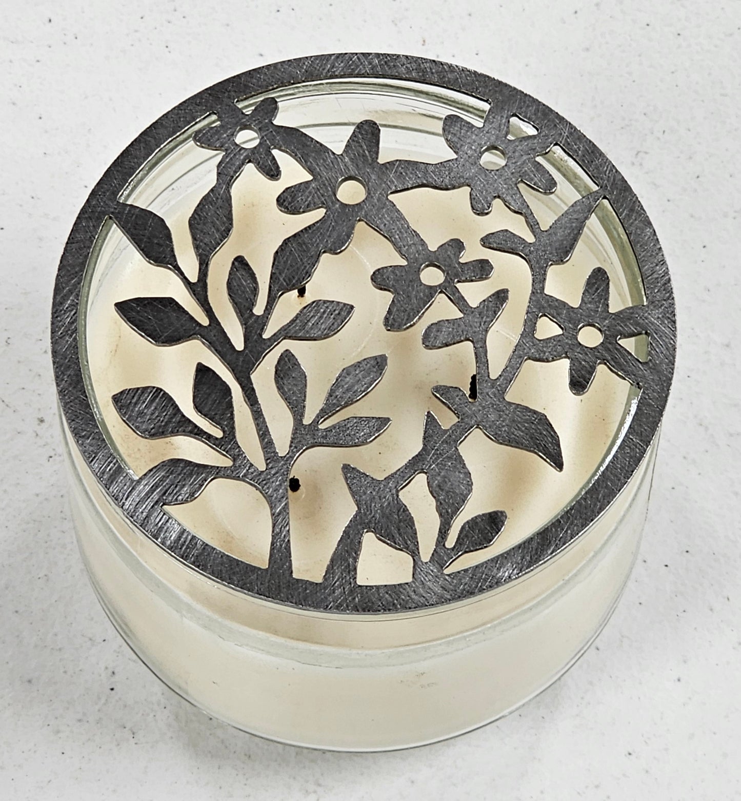 Wildflower Garden Candle Topper | Floral Metal Candle Accessory