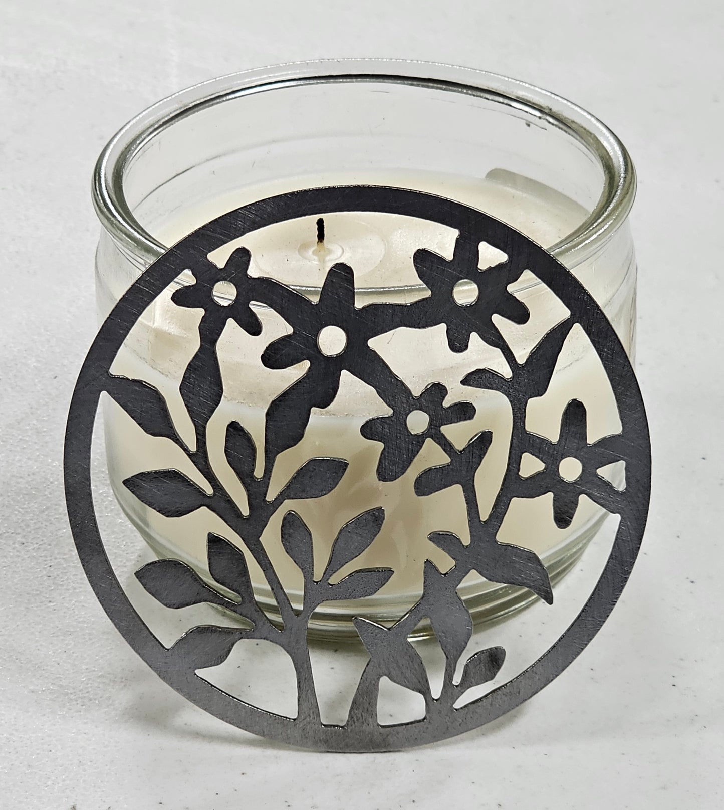 Wildflower Garden Candle Topper | Floral Metal Candle Accessory