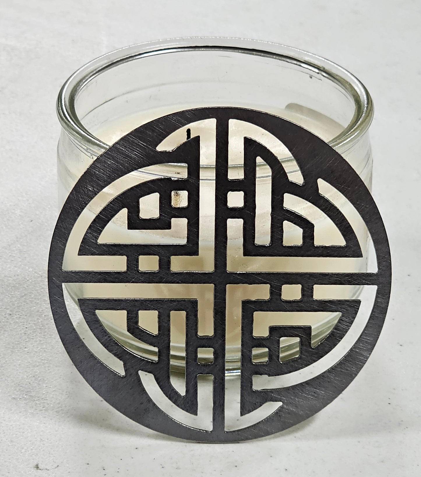 Celtic Blessing Candle Topper – Decorative Metal Celtic Knot Lid for Jar Candles, Irish Spiritual Home Decor Gift