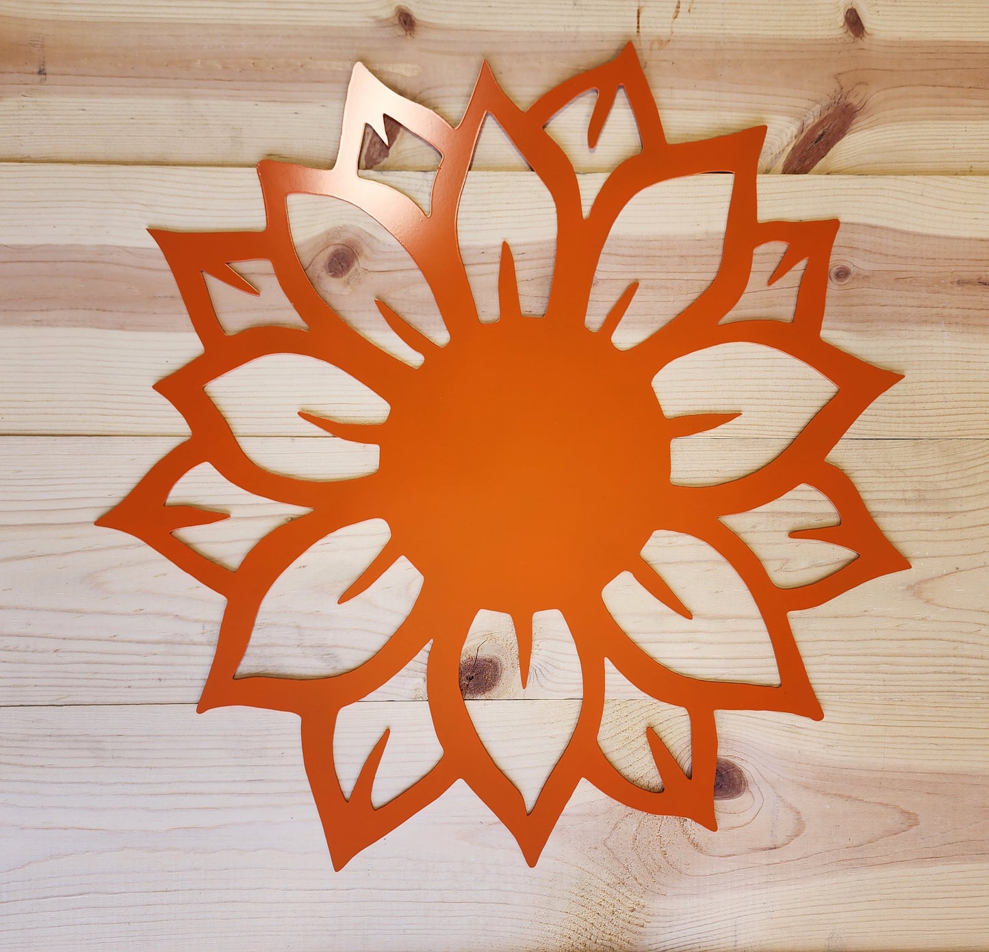 My Happy Place’ Metal Sunflower Sign – Rustic indoor or outdoor Wall Décor- Wall Art