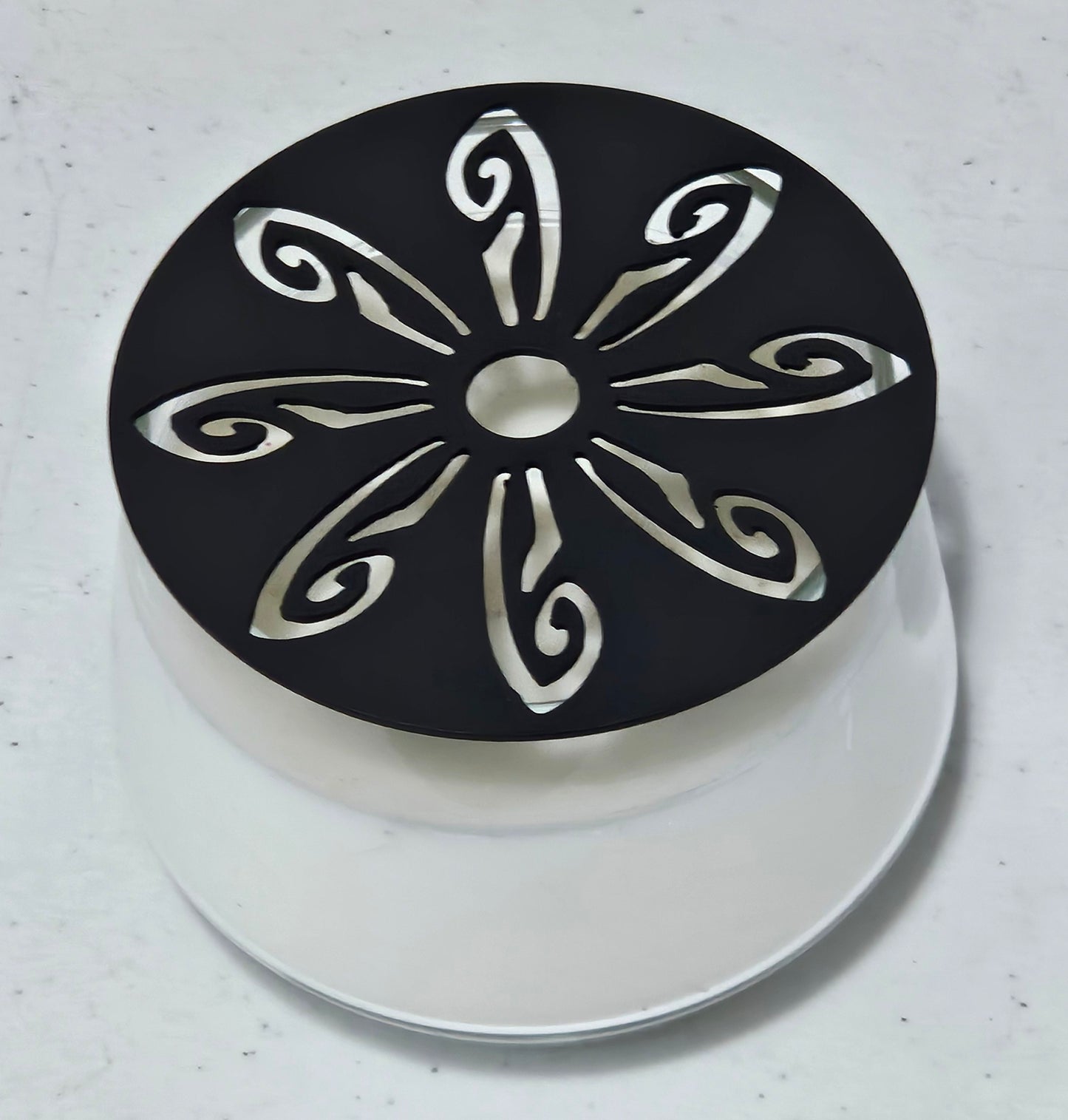 Radiant Wings Candle Topper – Raw Metal or Black Ceramic Coated Candle Accessory