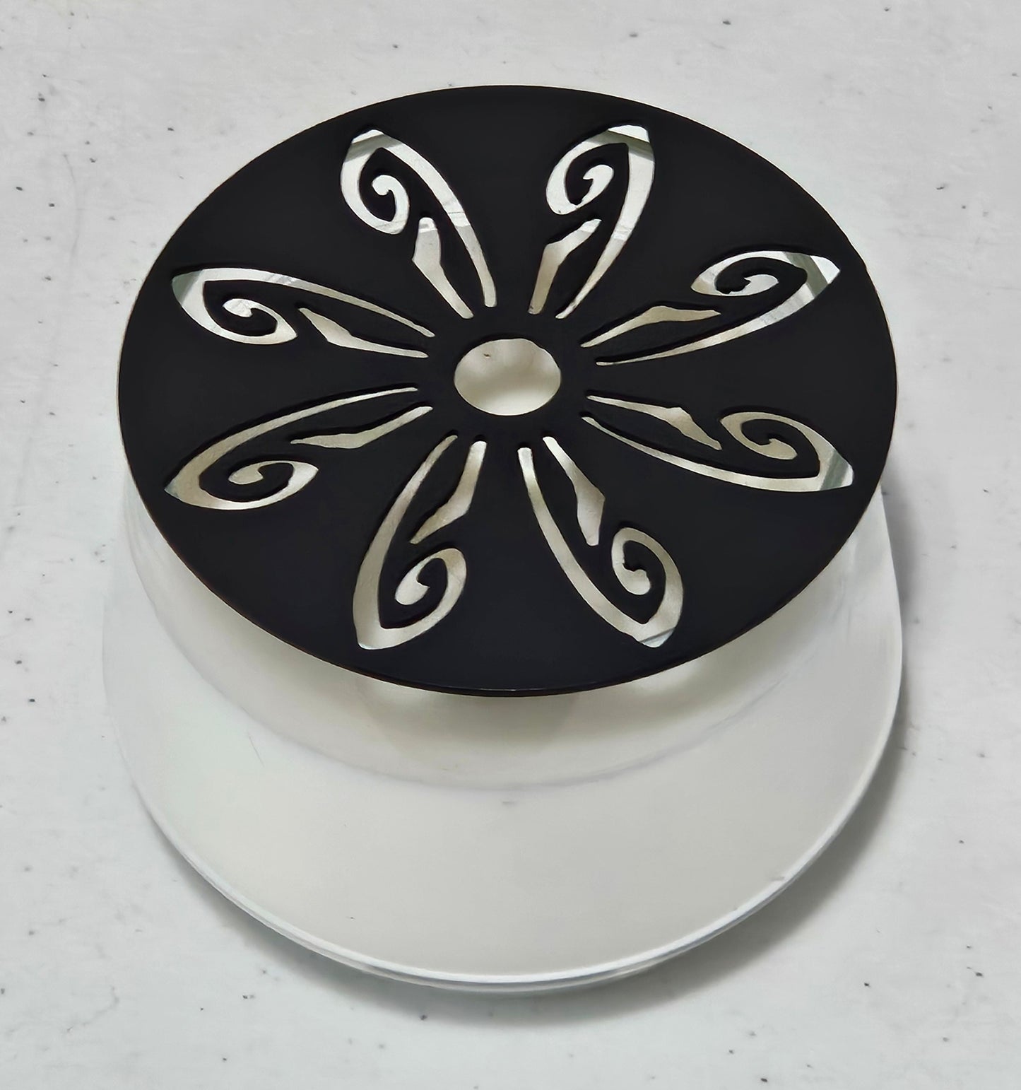 Radiant Wings Candle Topper – Raw Metal or Black Ceramic Coated Candle Accessory