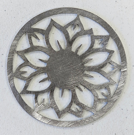 Helianthus Halo Sunflower Metal Candle Topper – Prevents Tunneling and promotes Even Burn