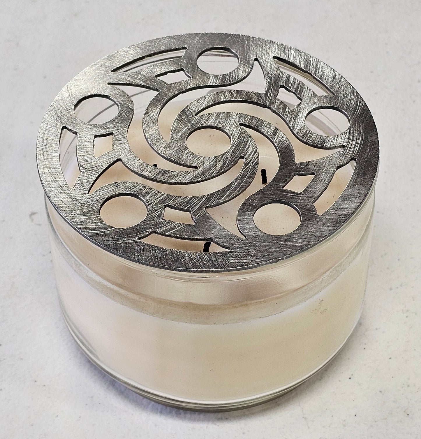 Luminara metal candle topper spiral flame diffuser