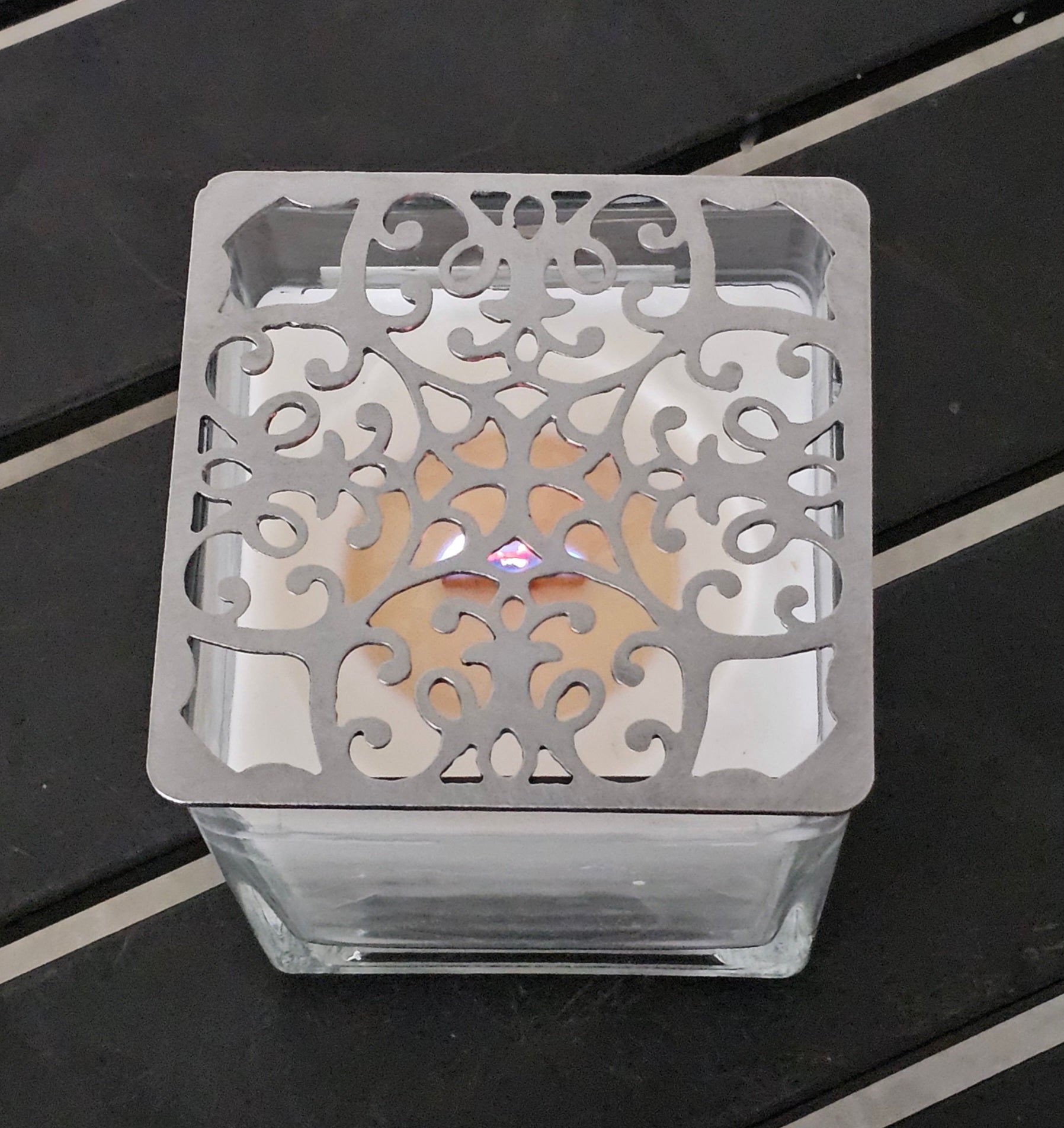 ornate romantic candle accessory for elegant home decor