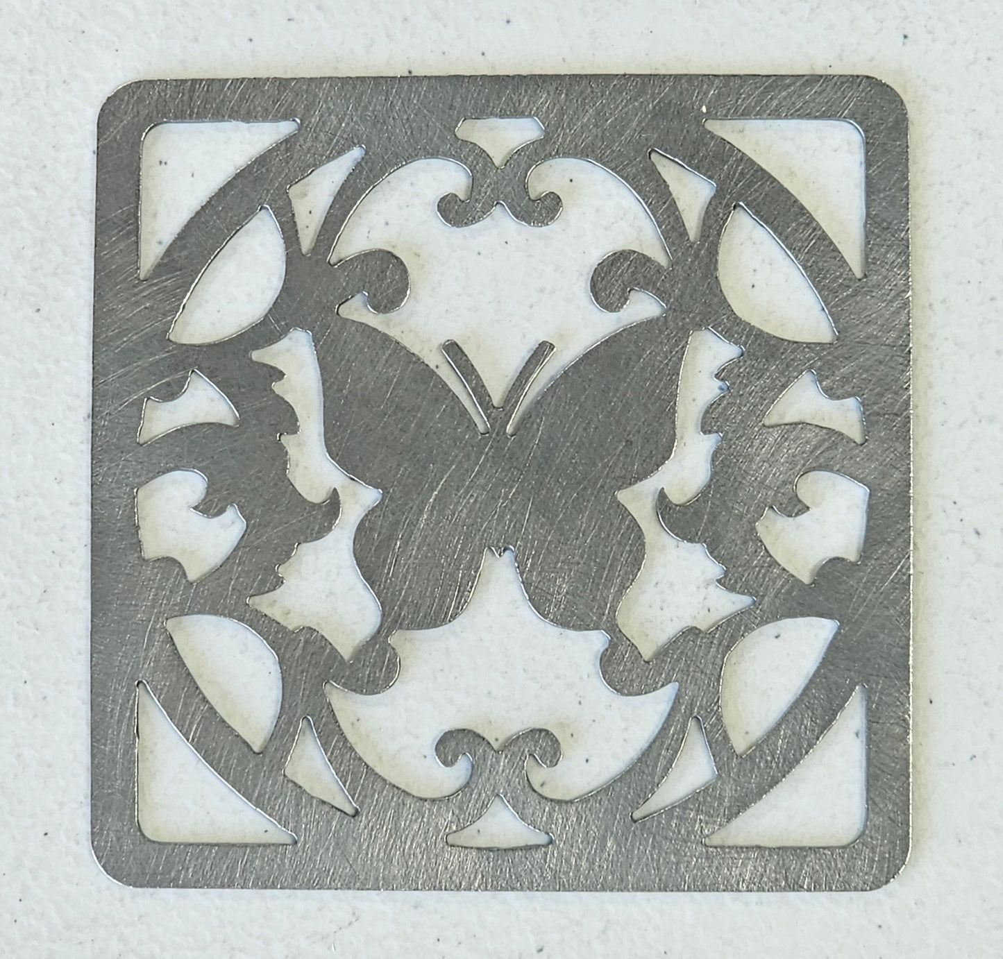 butterfly candle topper metal square lid decorative candle cover