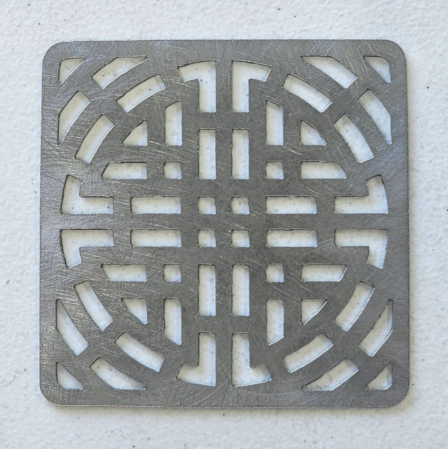 geometric candle topper metal decorative lid