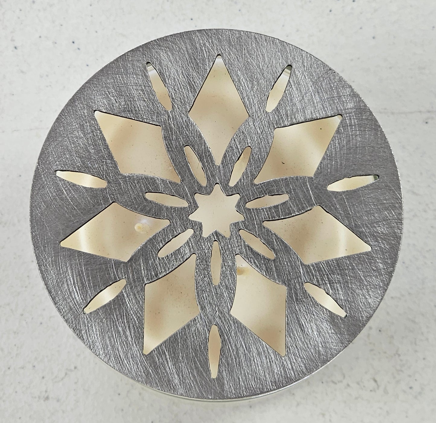 Floral Starburst Candle Topper