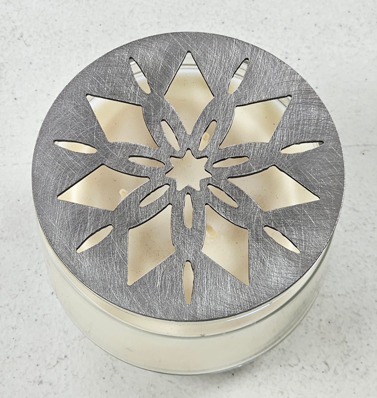 Floral Starburst Candle Topper
