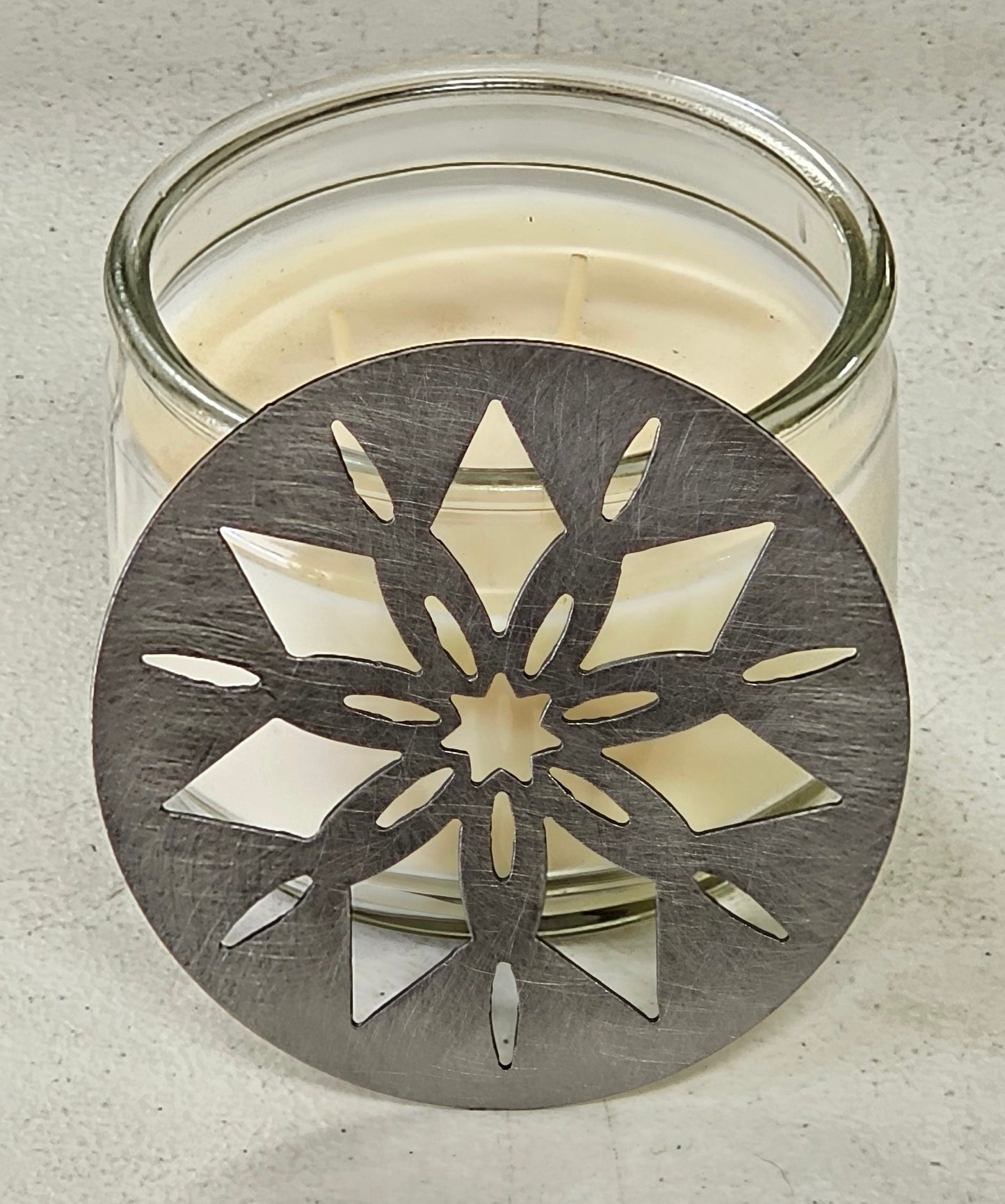 Floral Starburst Candle Topper