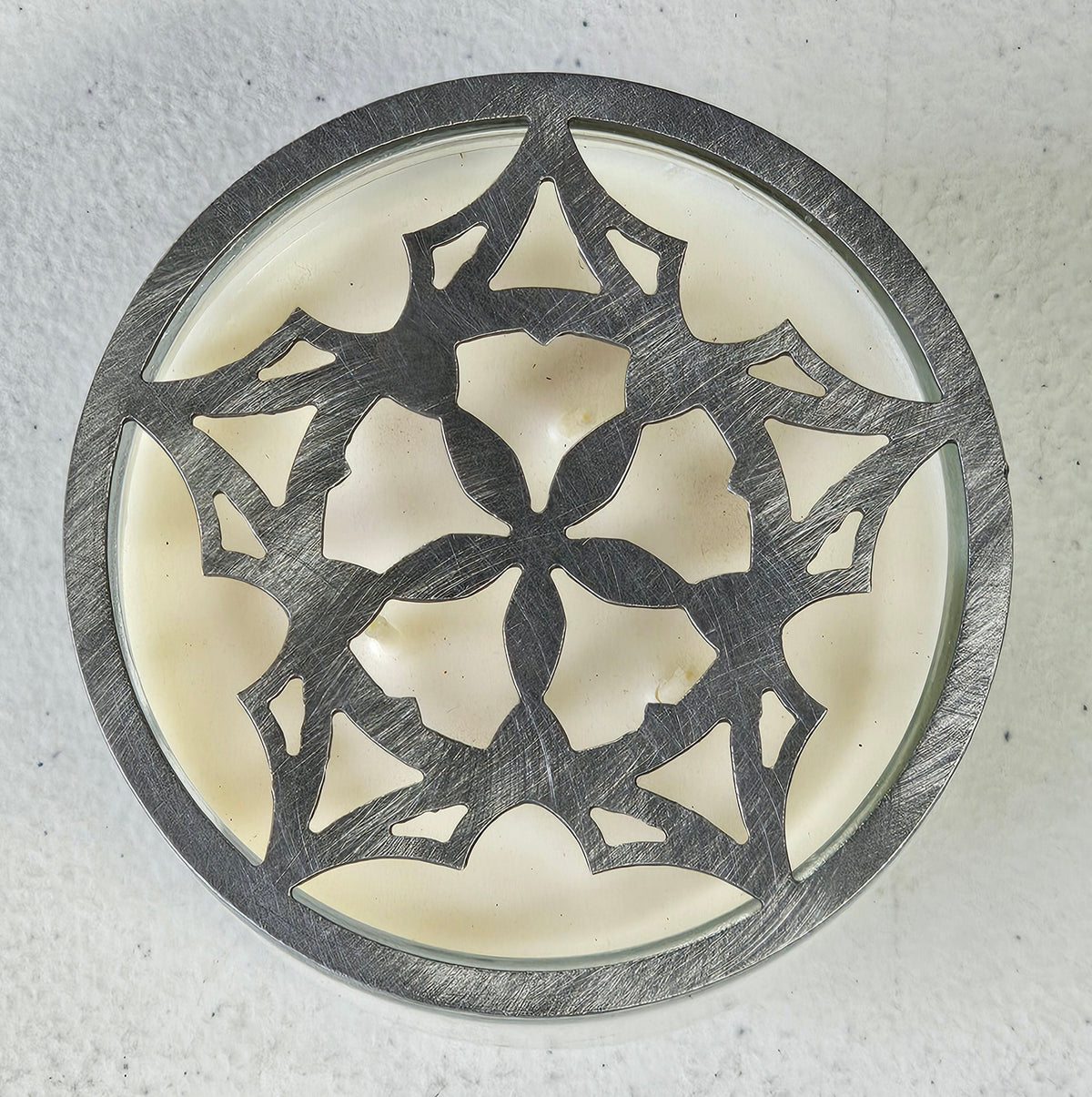 Gothic Light Candle Topper – Metal Jar Candle Accessory for Gothic & Vintage Home Decor