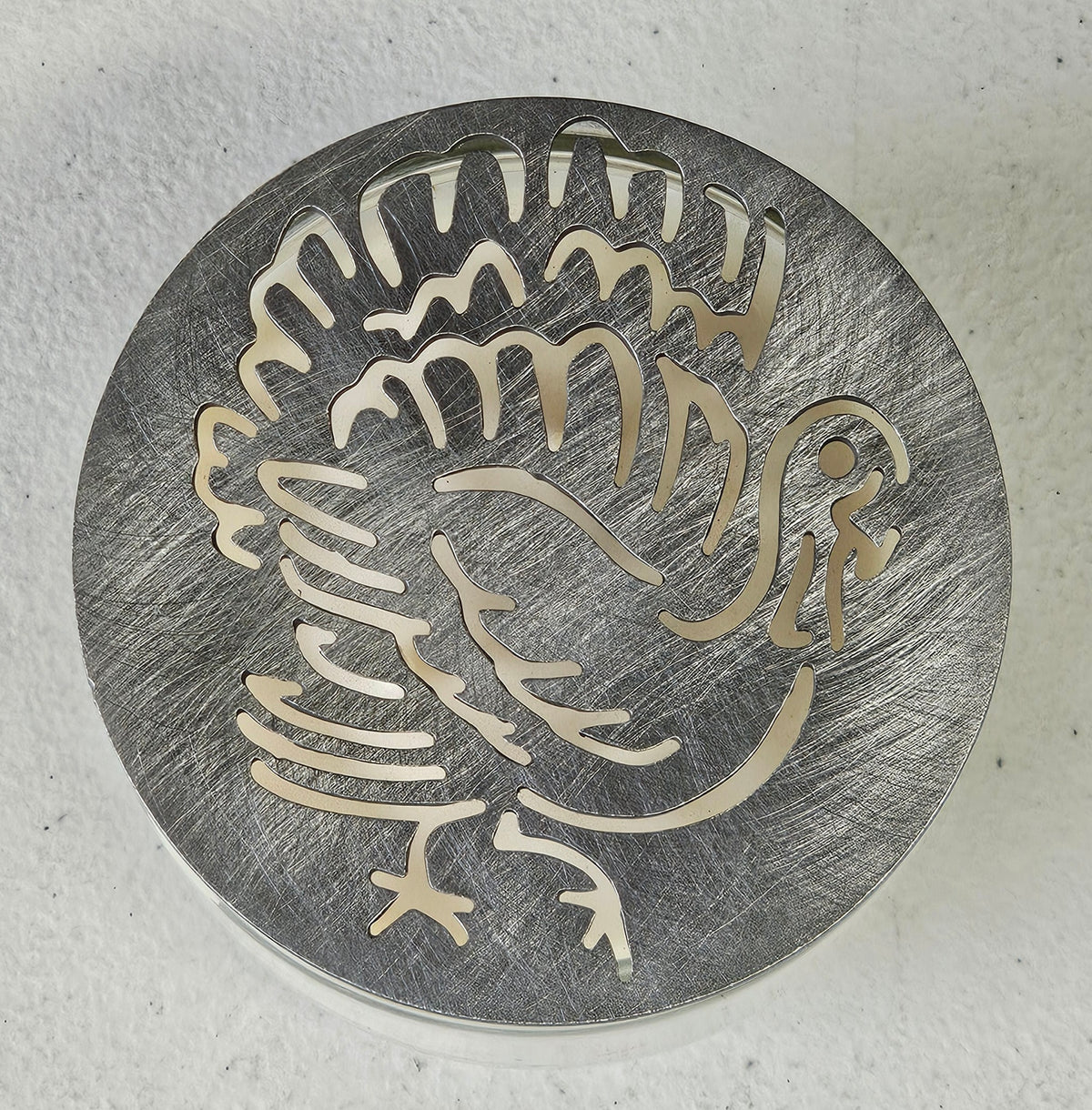 Turkey Candle Topper – Thanksgiving & Fall Candle Decor