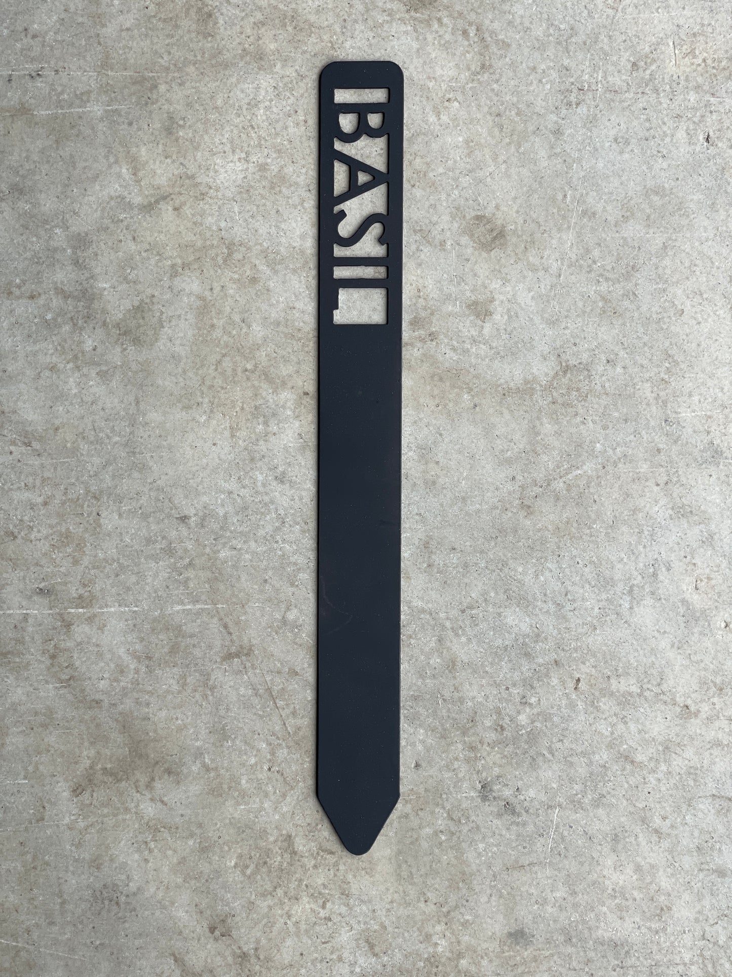 Metal Garden Stakes - Painted Black