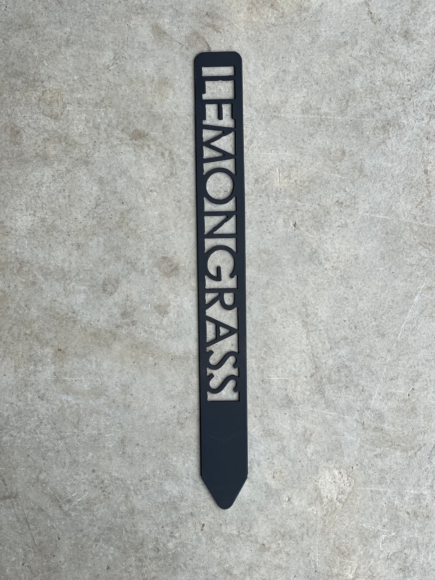 Metal Garden Stakes - Painted Black