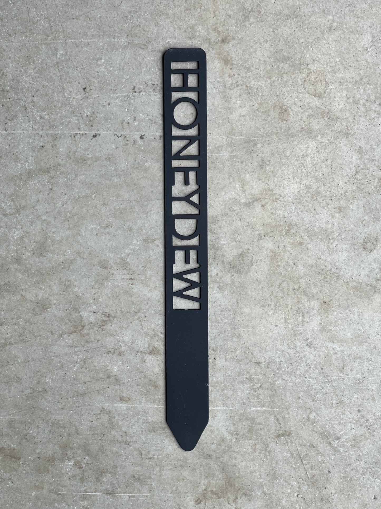 Metal Garden Stakes - Painted Black