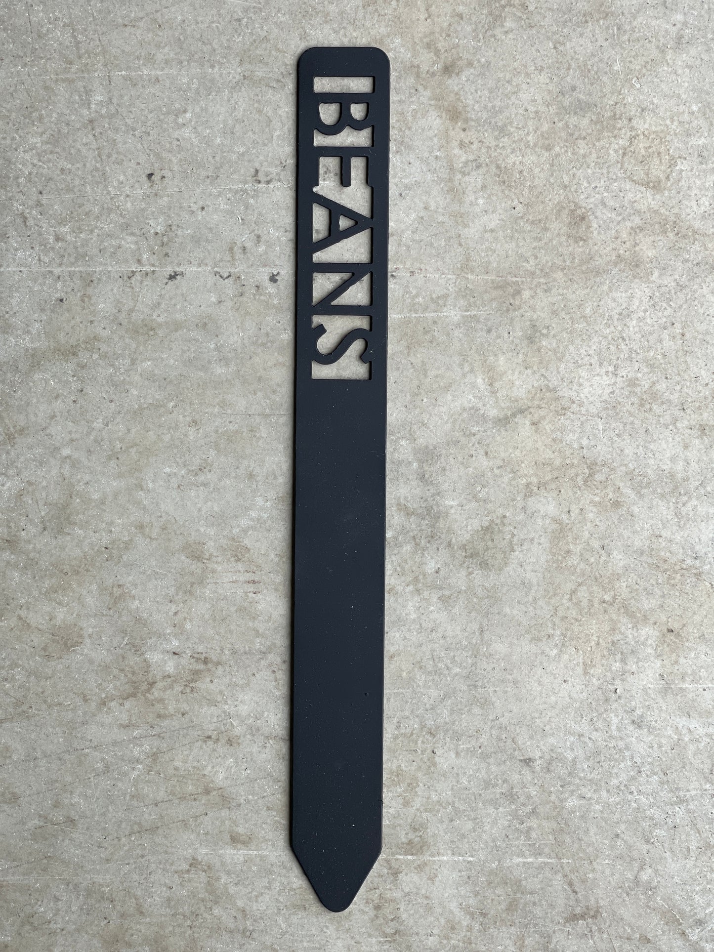 Metal Garden Stakes - Painted Black