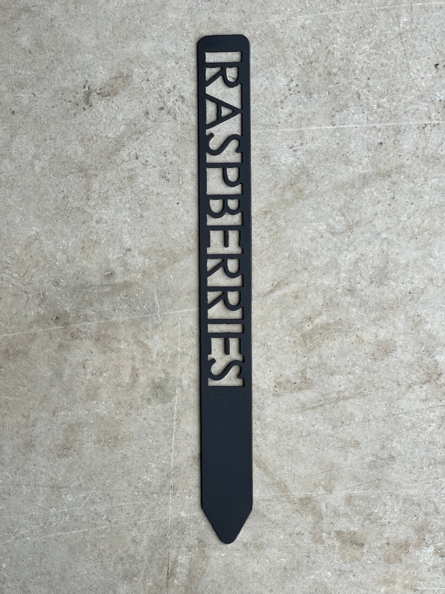 Metal Garden Stakes - Painted Black