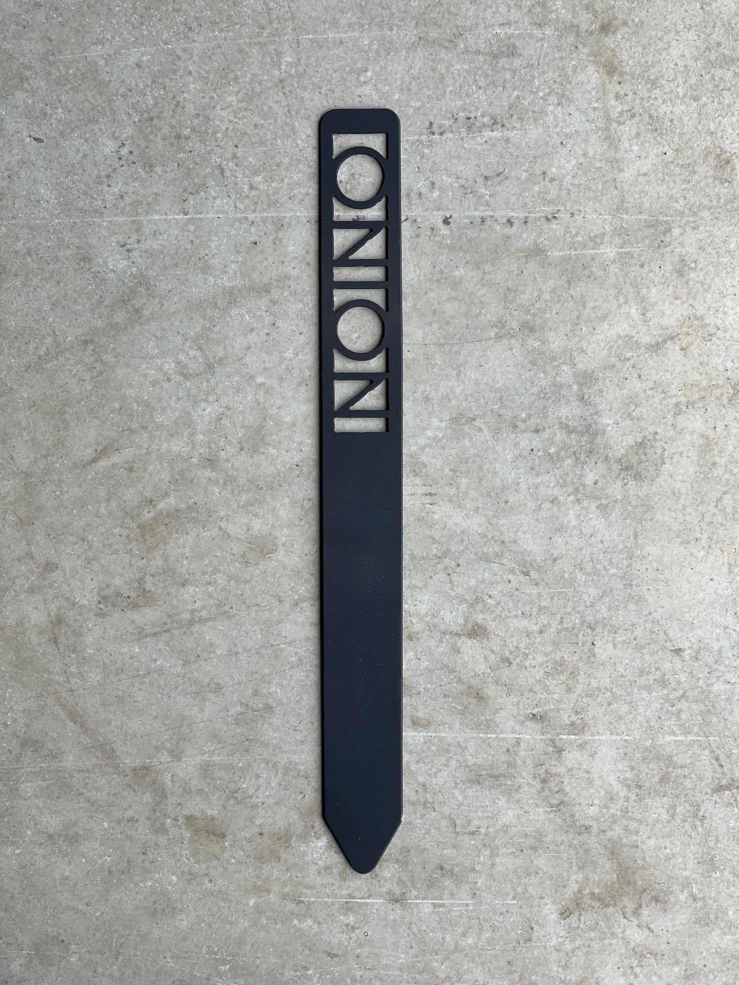 Metal Garden Stakes - Painted Black