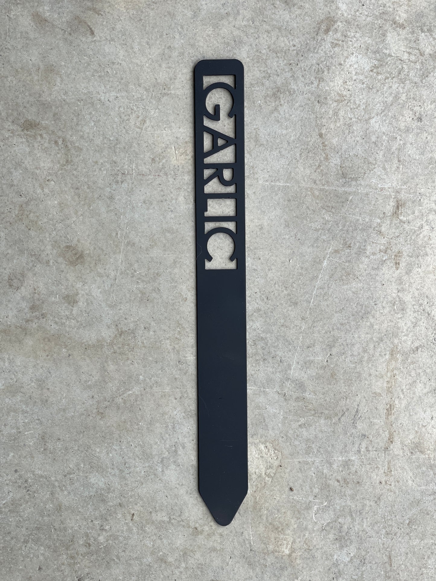 Metal Garden Stakes - Painted Black