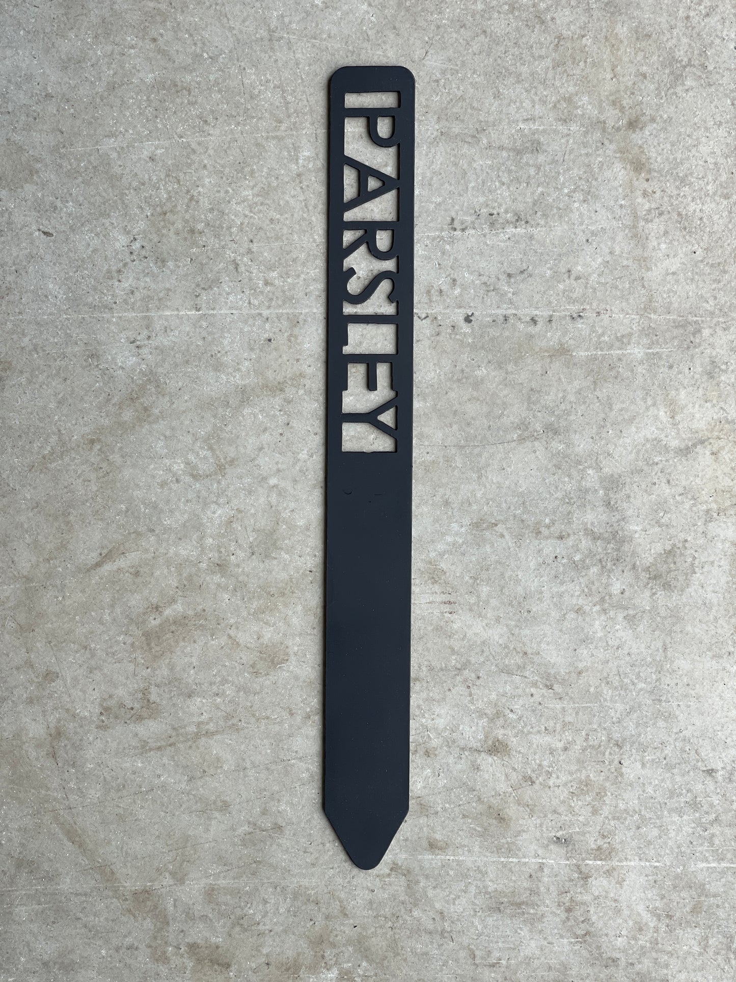 Metal Garden Stakes - Painted Black