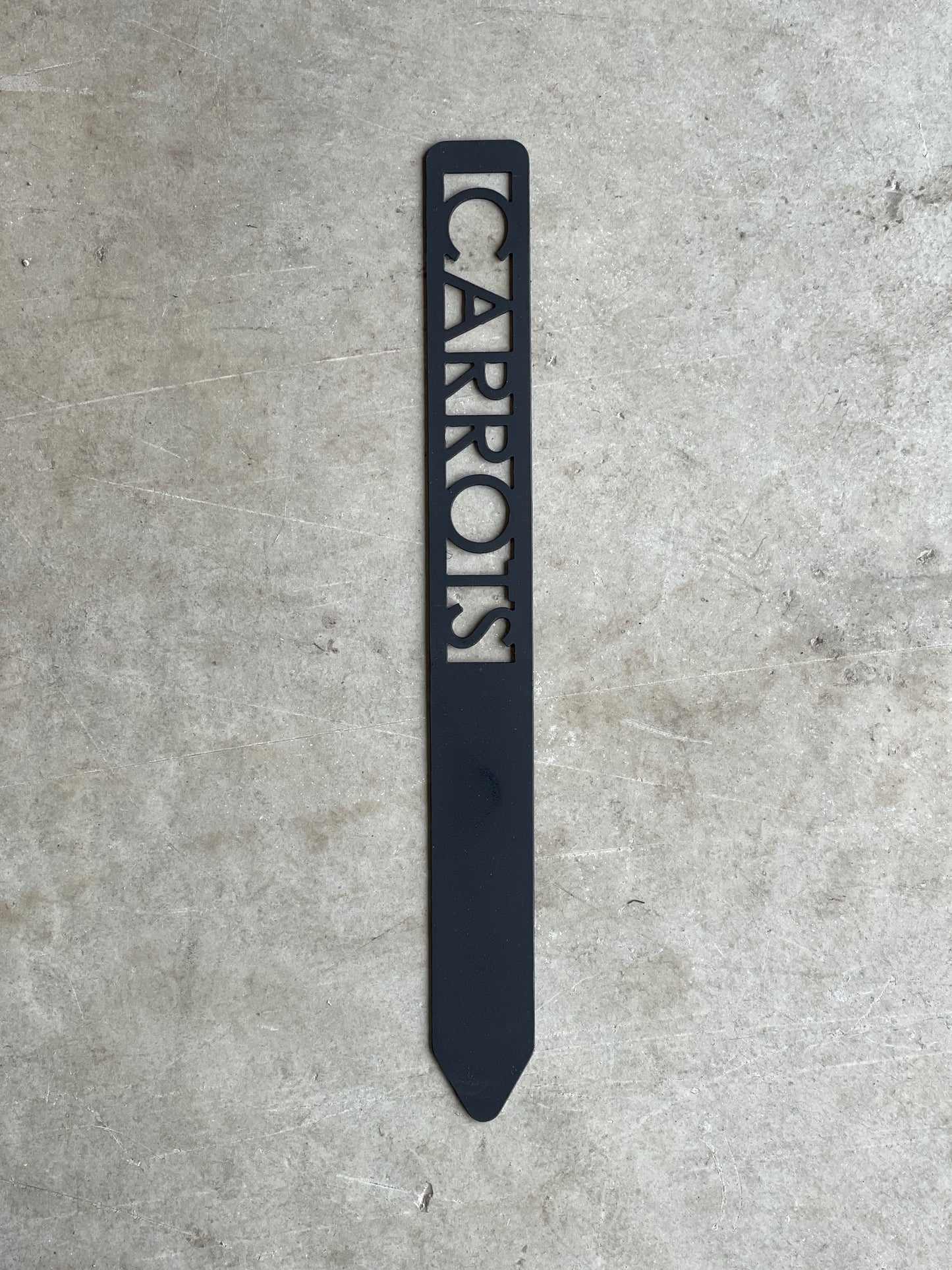 Metal Garden Stakes - Painted Black