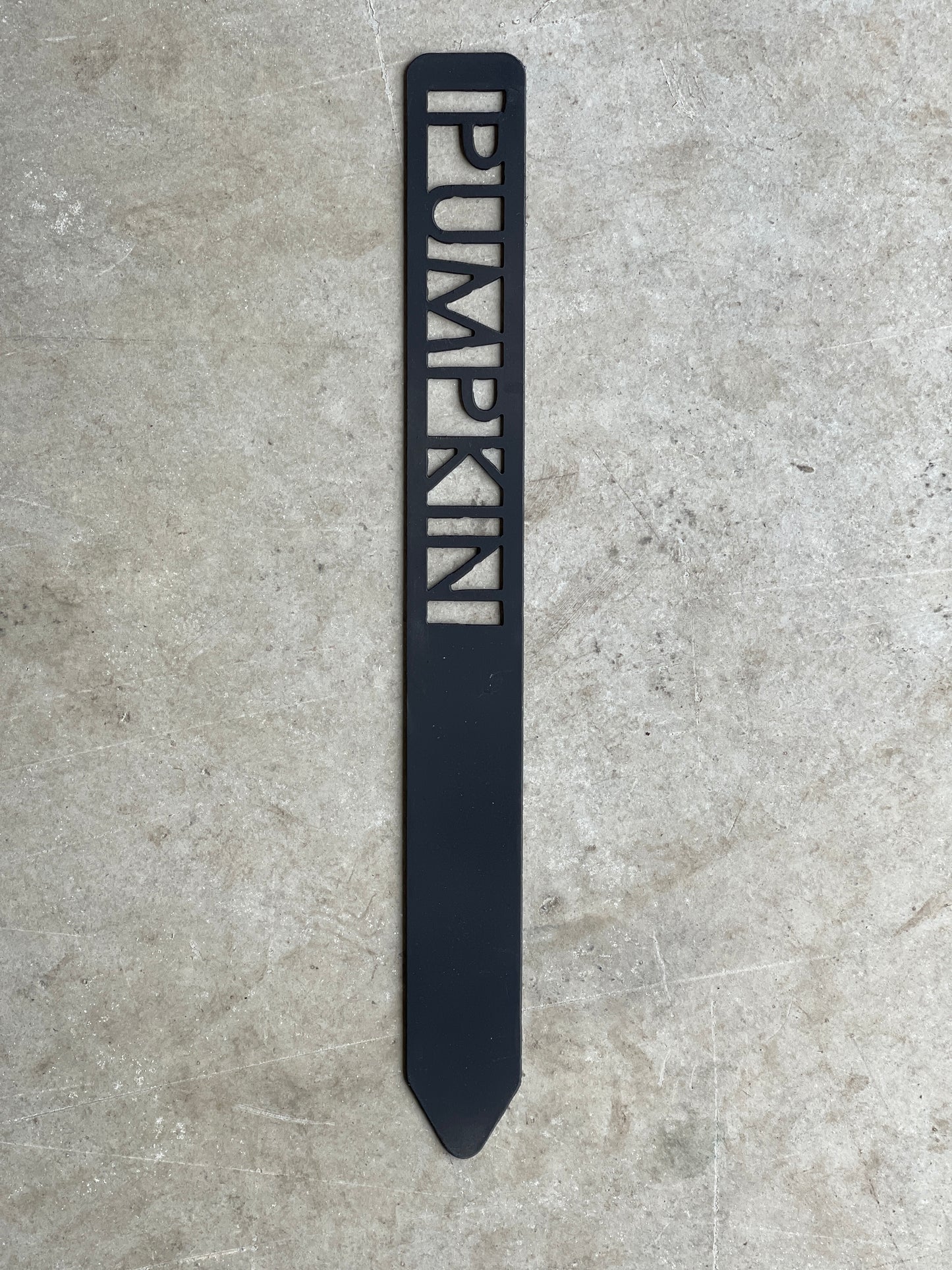 Metal Garden Stakes - Painted Black