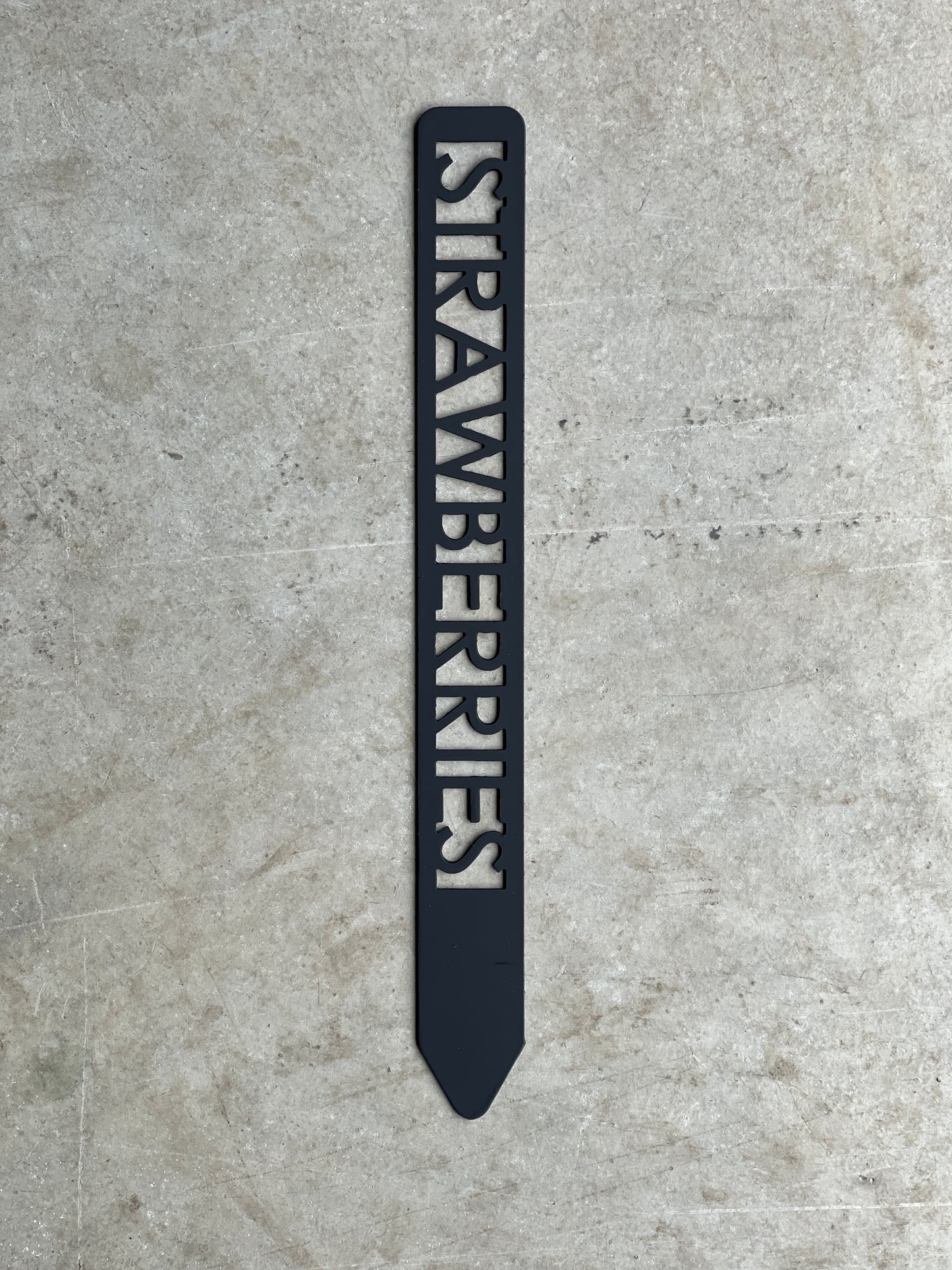 Metal Garden Stakes - Painted Black