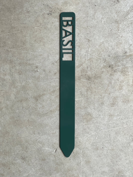 Metal Garden Stakes - Painted Hunter Green