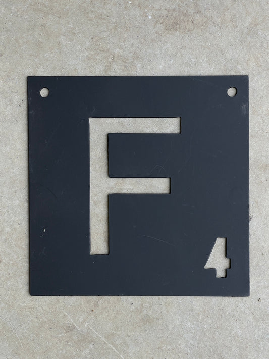 Scrabble Letter Metal Sign 12"x12"