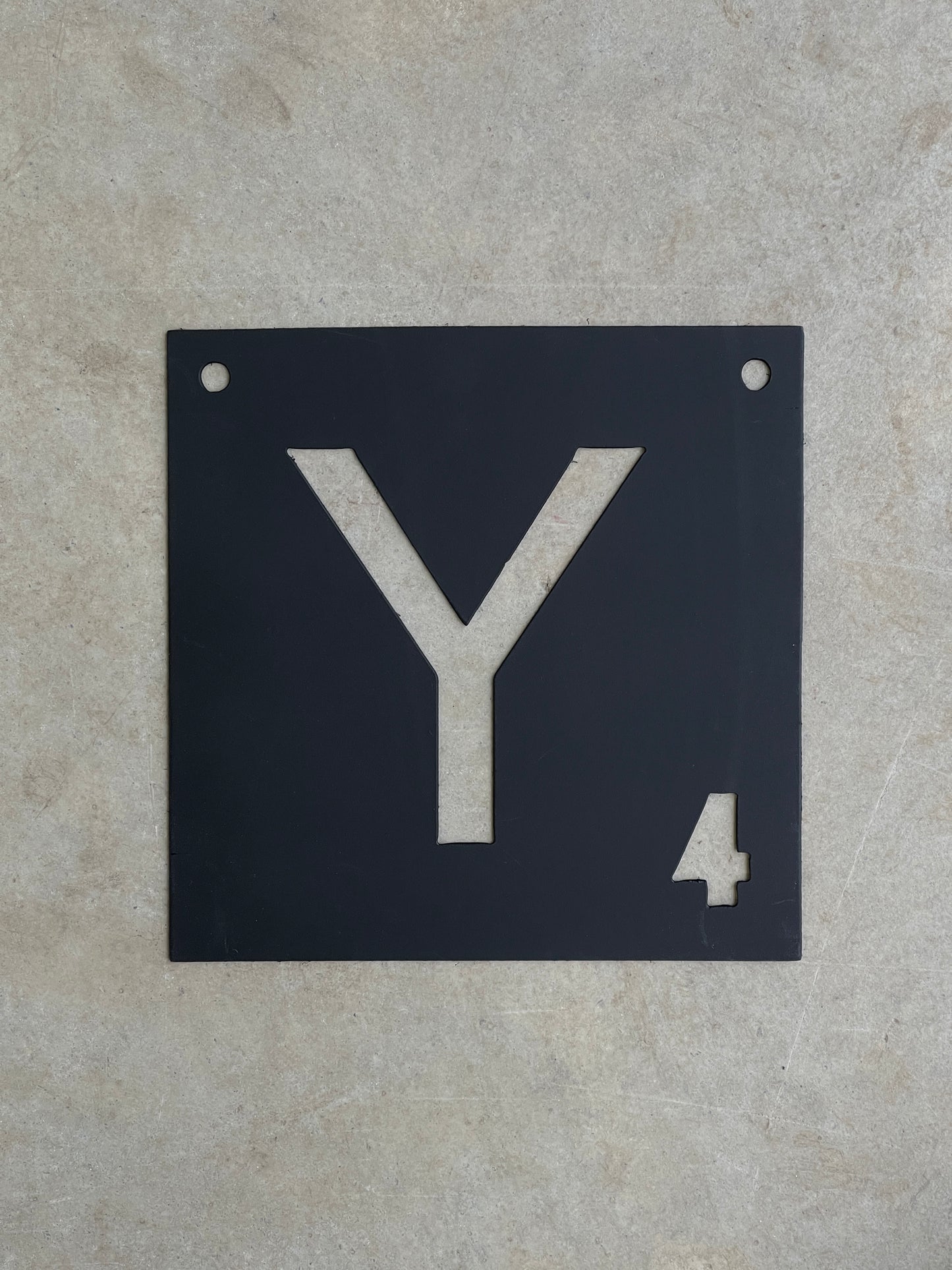 Scrabble Letter Metal Sign 12"x12"