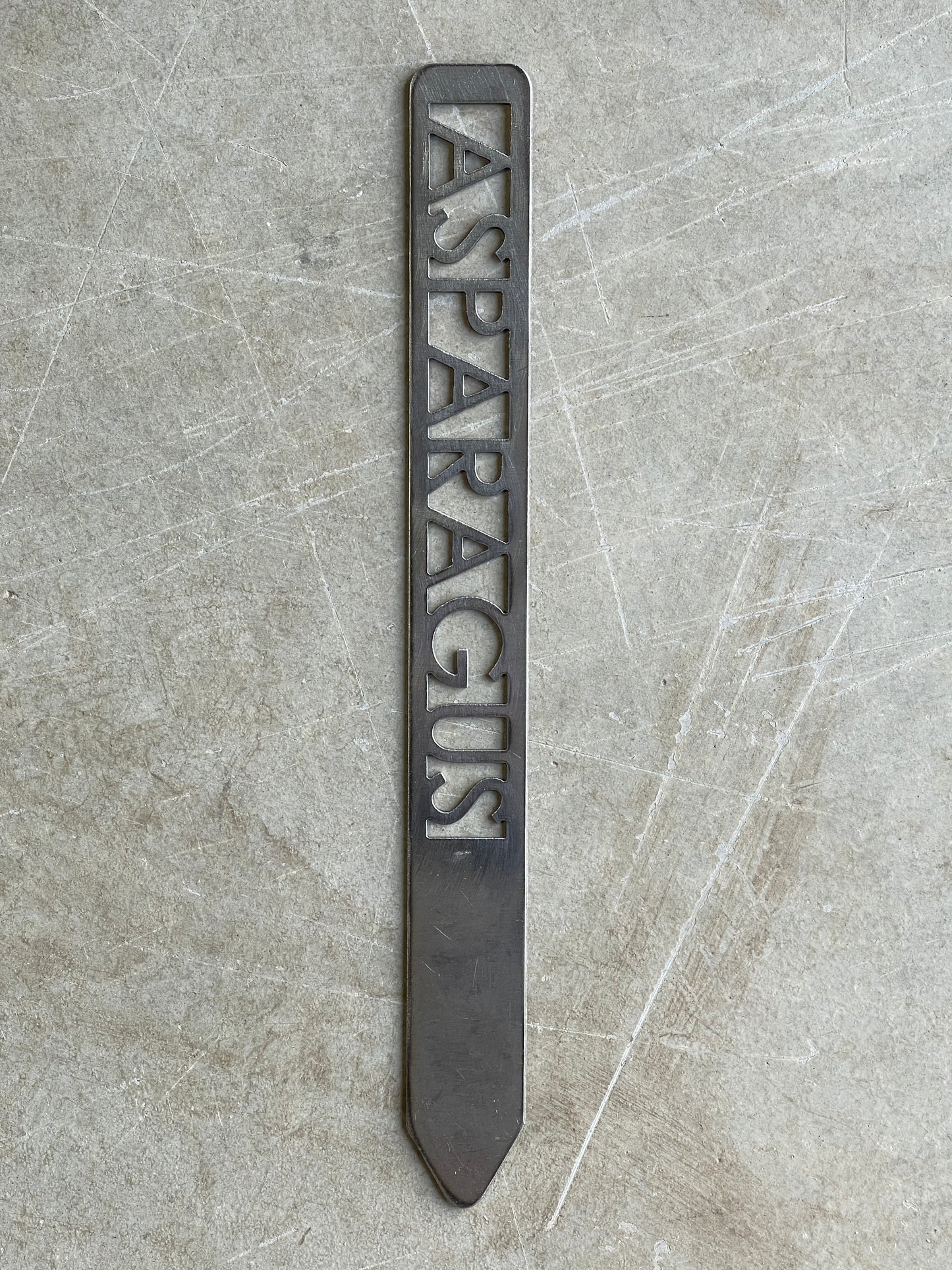 Metal Garden Stakes - raw metal