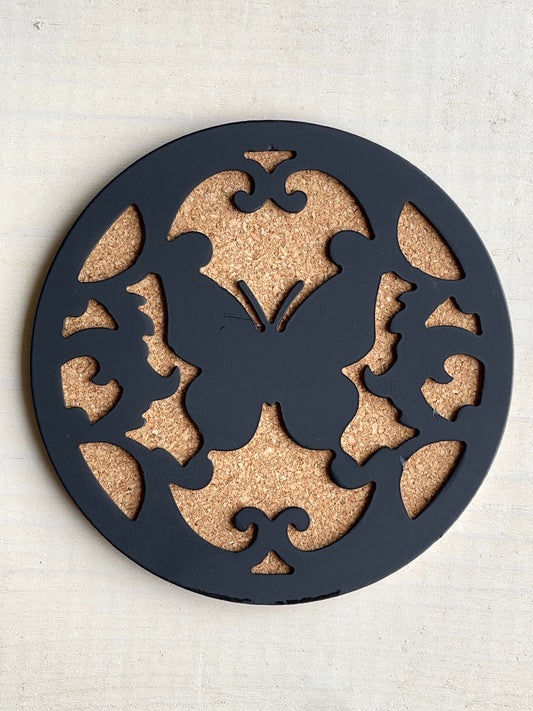 Metal Coasters Butterfly - set of 4
