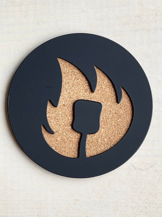 Metal Coasters S'mores - set of 4