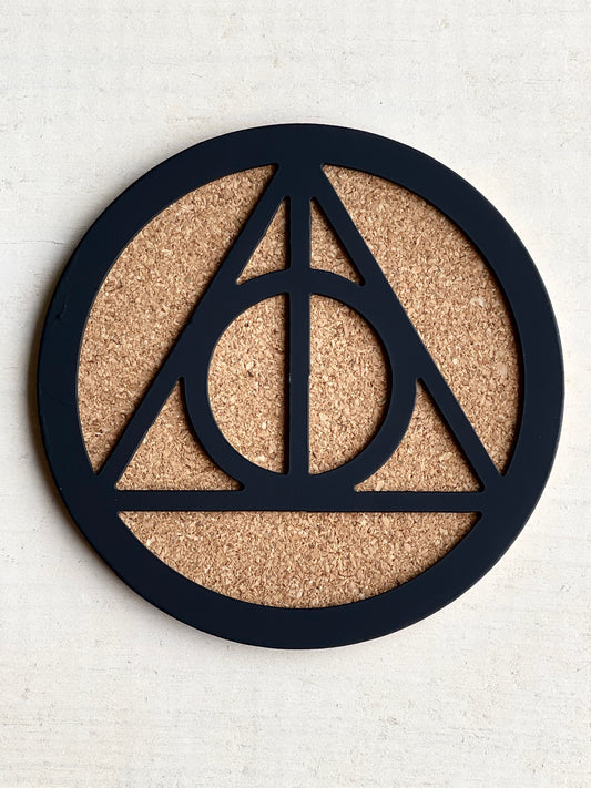 Metal Coasters Deathly Hallows - set of 4