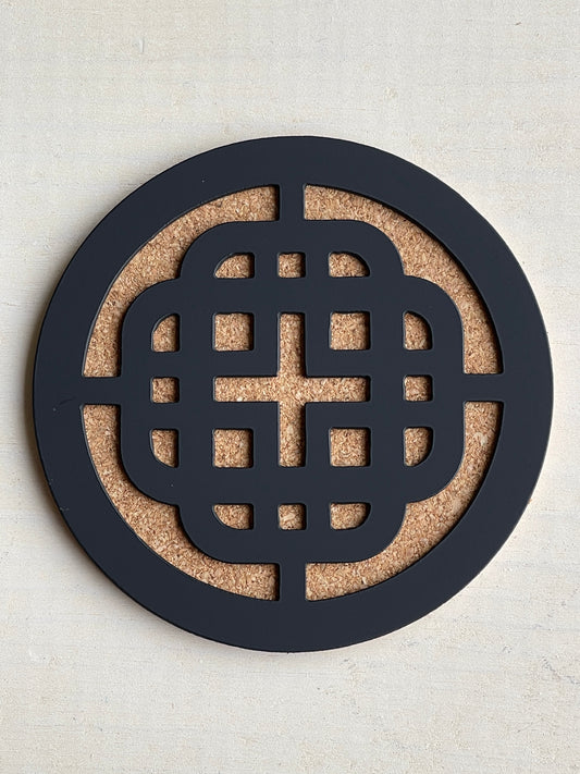 Metal Coasters set Celtic Knot -  Set of 4