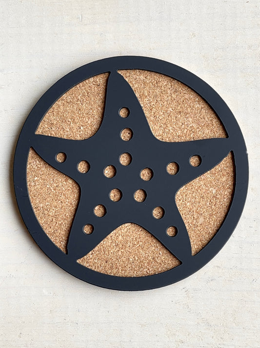 Metal Coasters set Starfish -  Set of 4