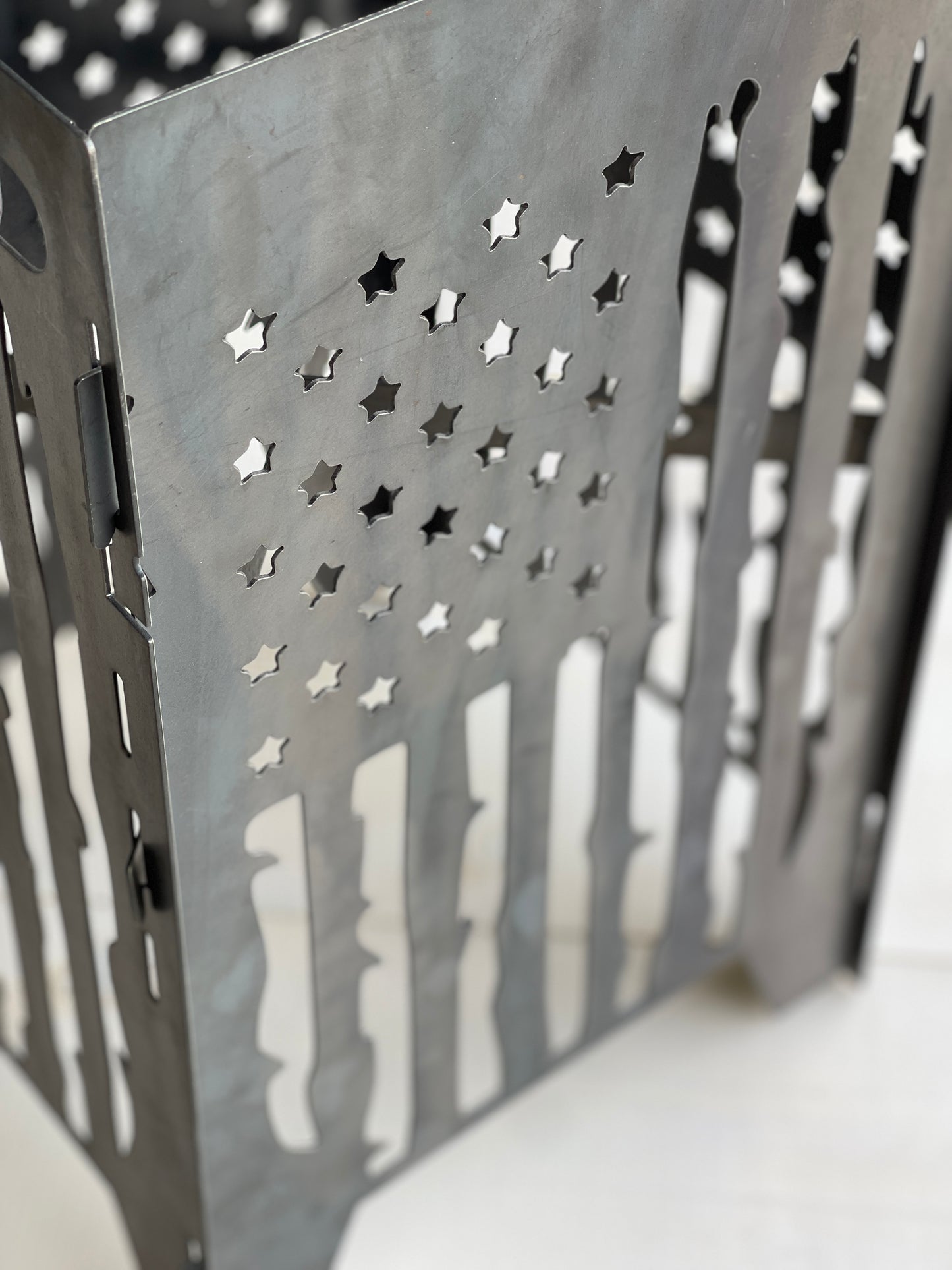 Collapsible Plant Stand Metal | 12.5" x 12.5"x 20" high