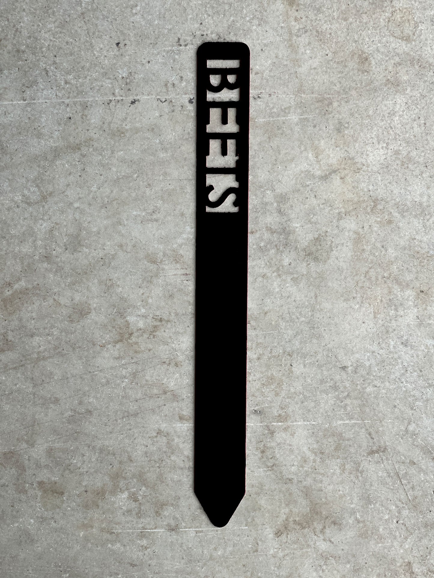 Metal Garden Stakes - Painted Black