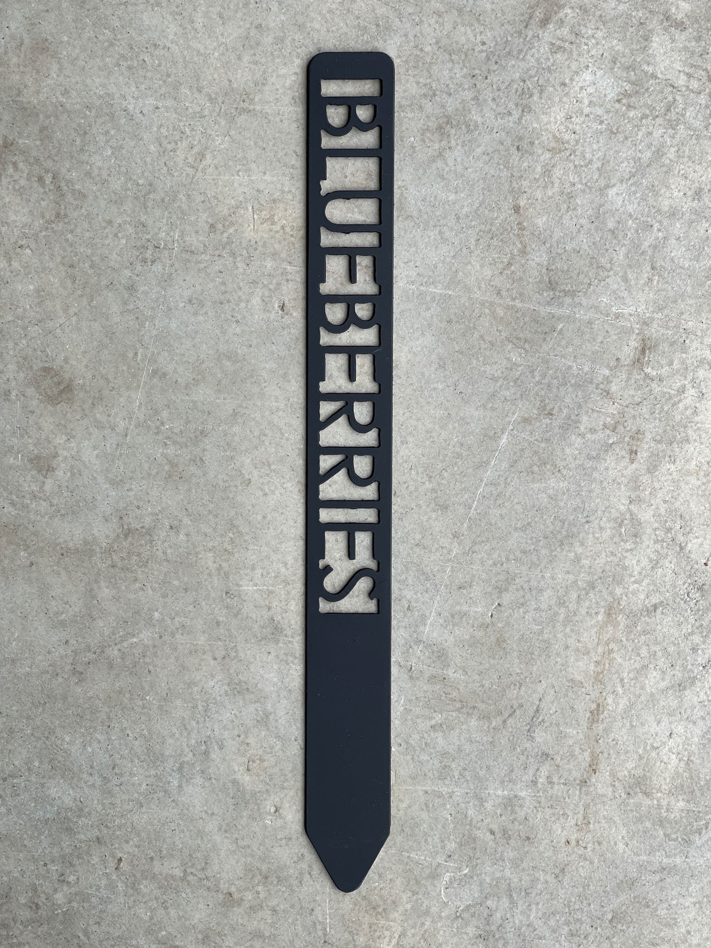 Metal Garden Stakes - Painted Black