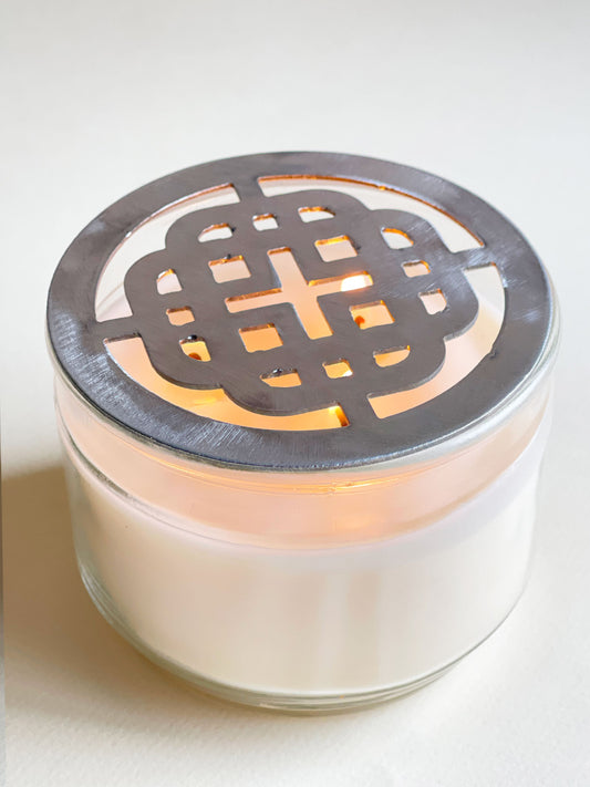 Metal Candle Topper - Celtic Knot - 4"