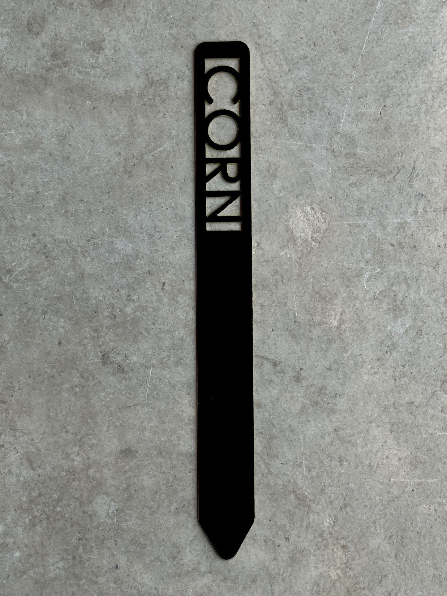 Metal Garden Stakes - Painted Black