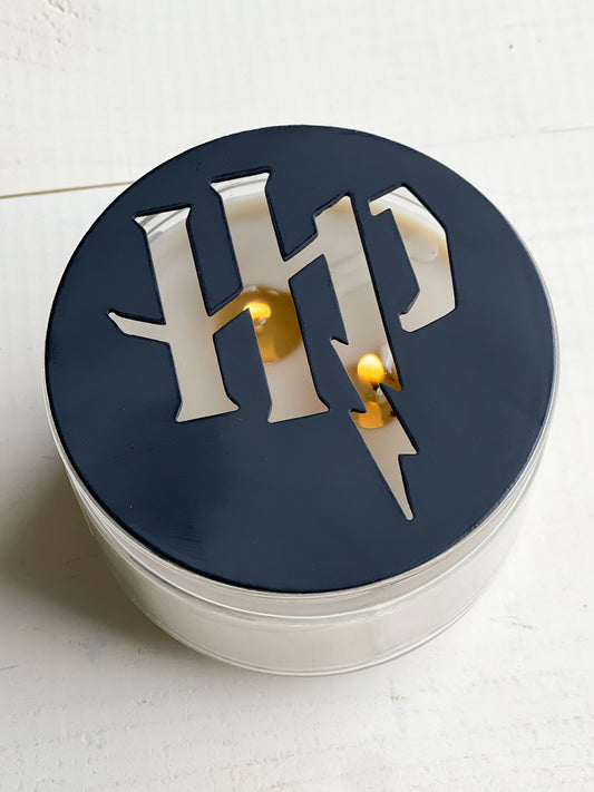 HP Metal Candle Topper - 4" Black