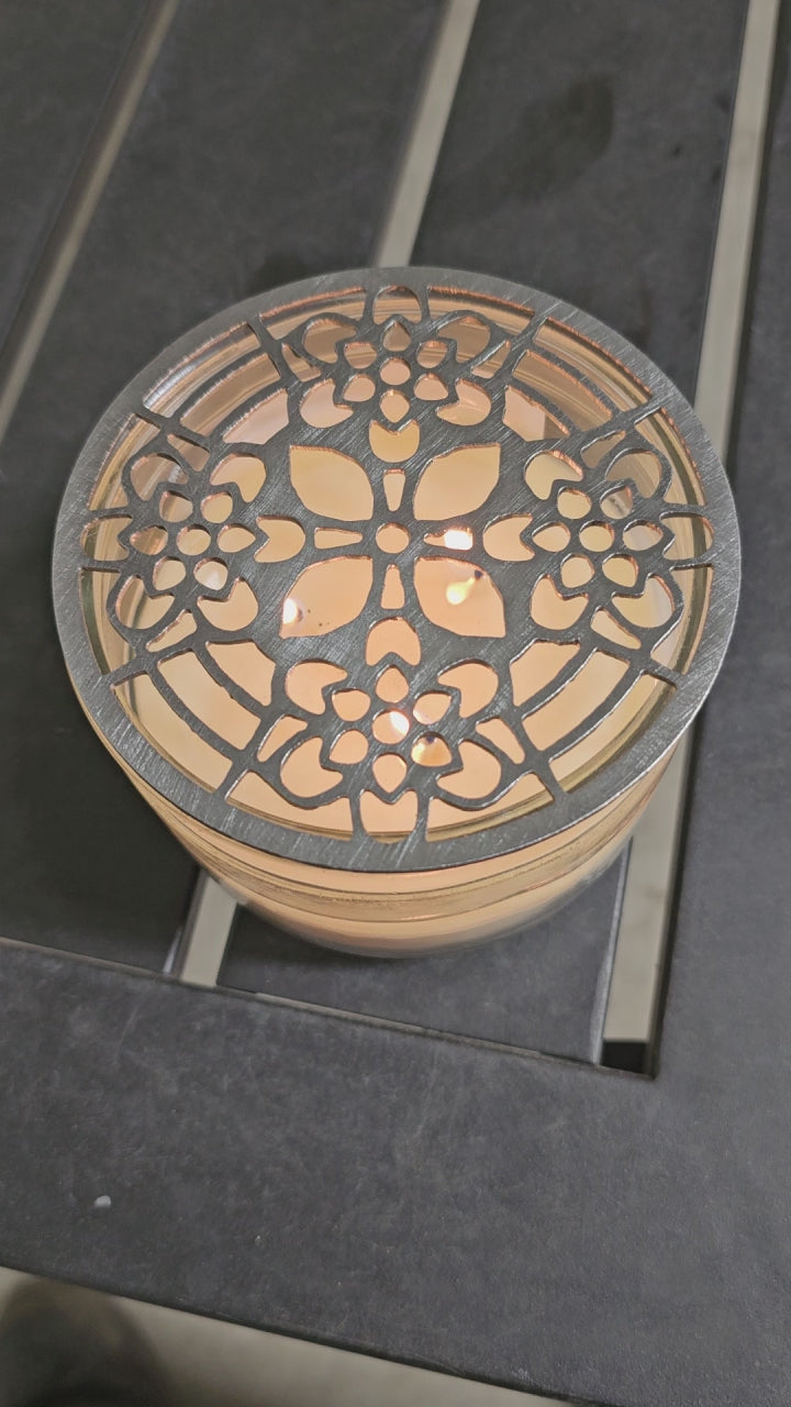 candle topper improving candle burn airflow