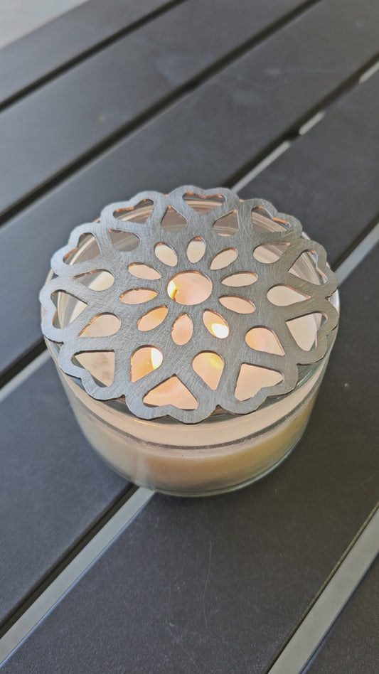 Love Spell Metal Candle Topper – Prevents Tunneling & Helps Wax Melt Evenly