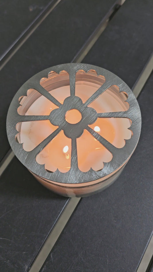 Jasmine Blossom Candle Topper | Helps Reduce Tunneling