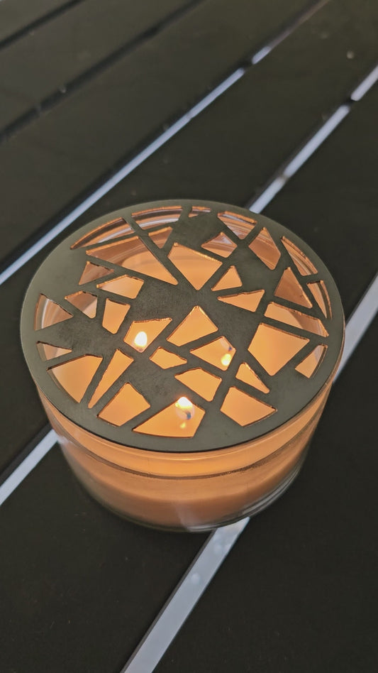 80s Retro Metal Candle Topper – Prevent Candle Tunneling & Promote Even Burn