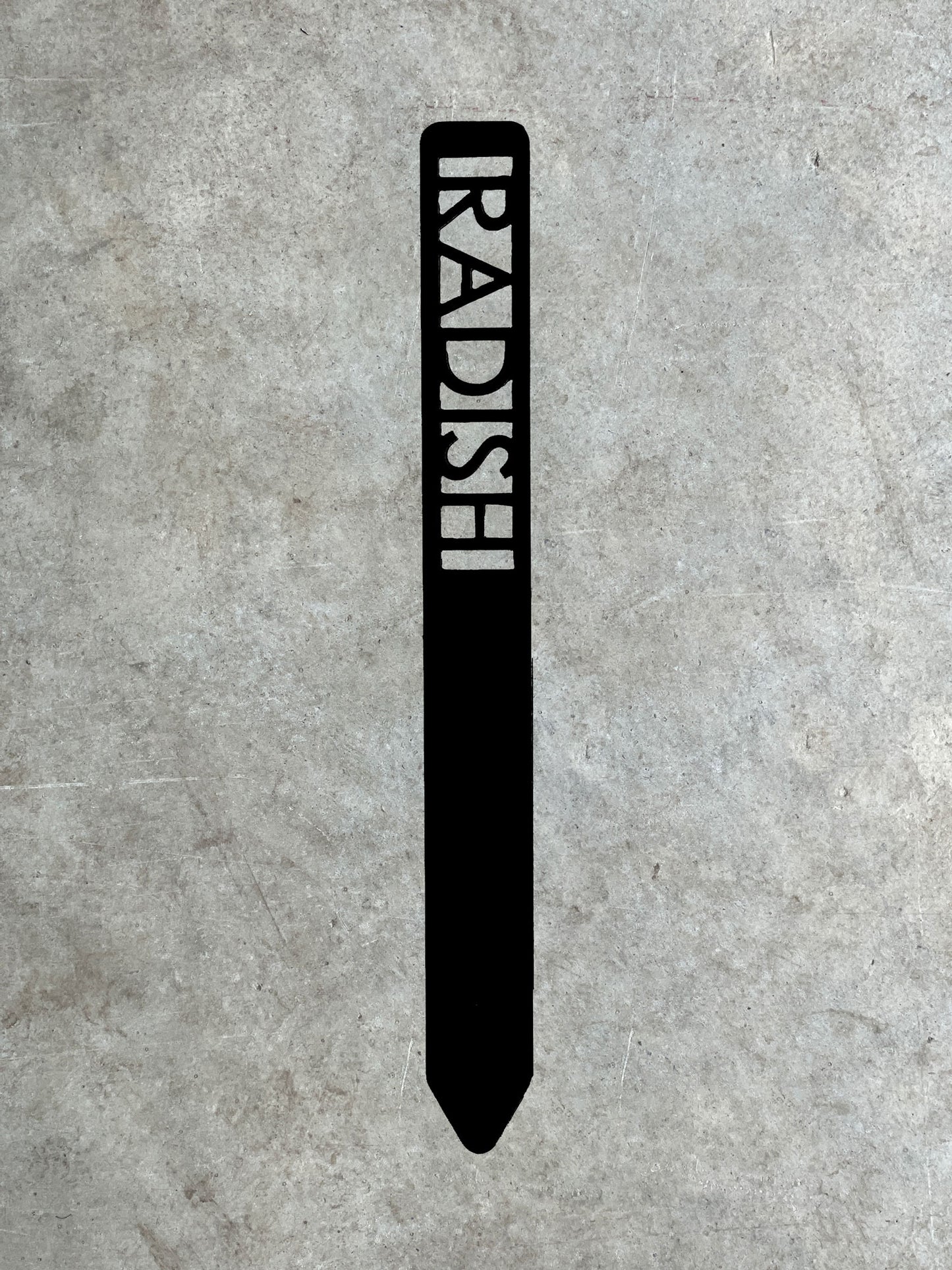 Metal Garden Stakes - Painted Black